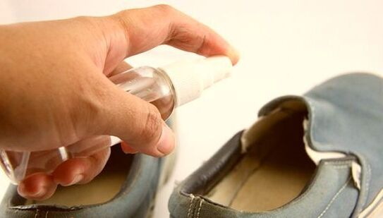 footwear treatment to prevent fungus