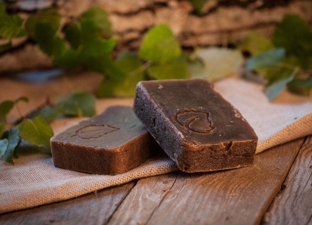 Tar soap against nail fungus.